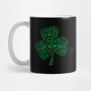 ny Dog Paw Dog Shamrock St Patricks Day Mug